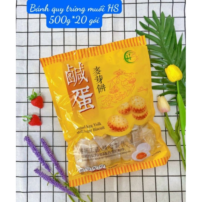 Bánh quy Trứng muối 500gr( Đài Loan)