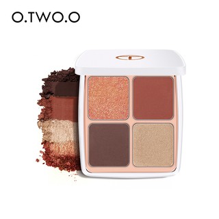Bảng phấn mắt O.TWO.O 4 màu lì ánh ngọc trai lâu trôi 71g