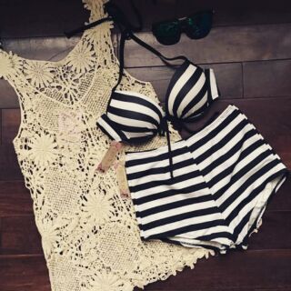 Bikini cup sọc