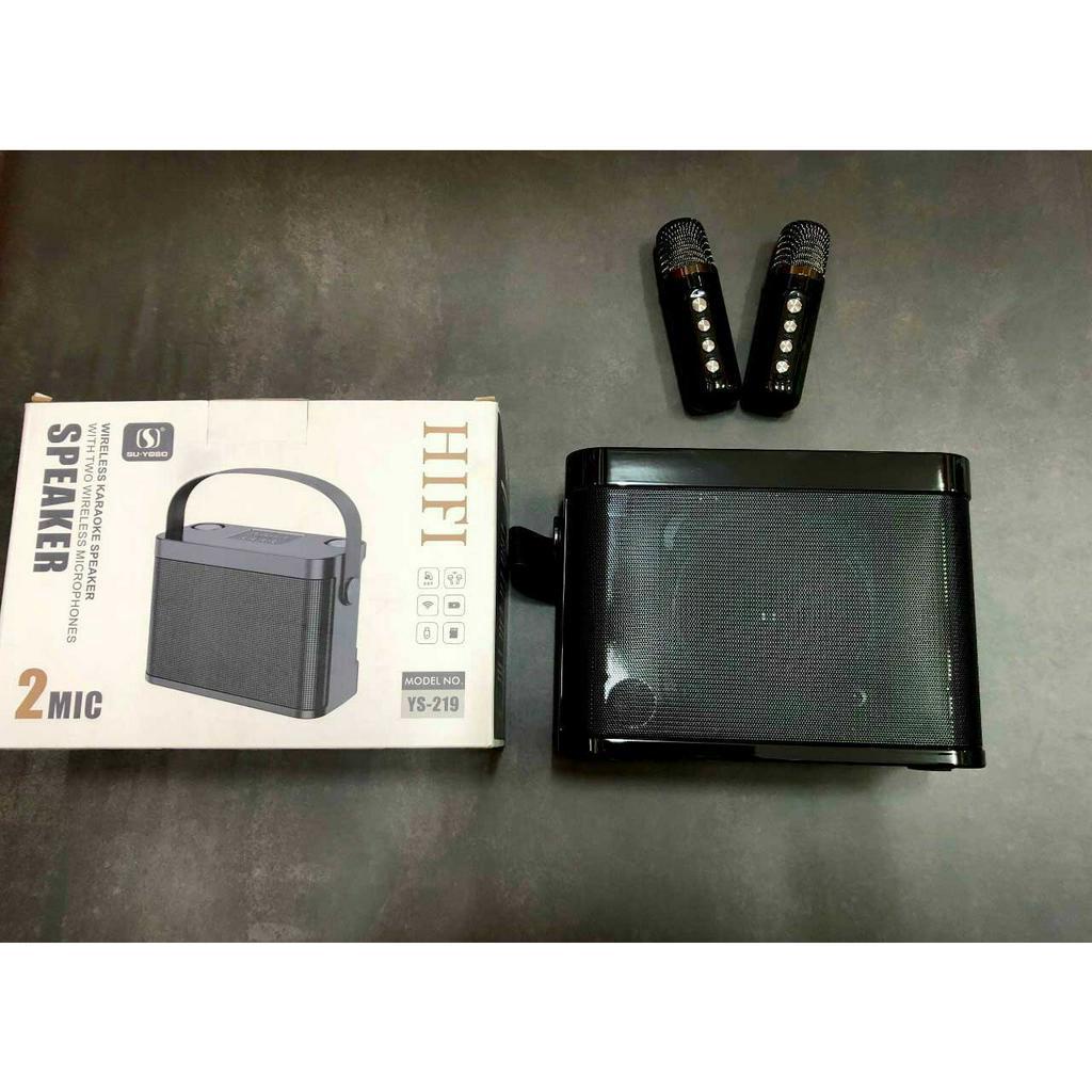 Loa Karaoke YS 219 Kèm 2 Micro