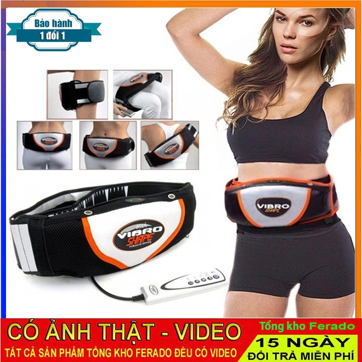 Đai massage rung nóng giảm mỡ bụng Vibro Shape