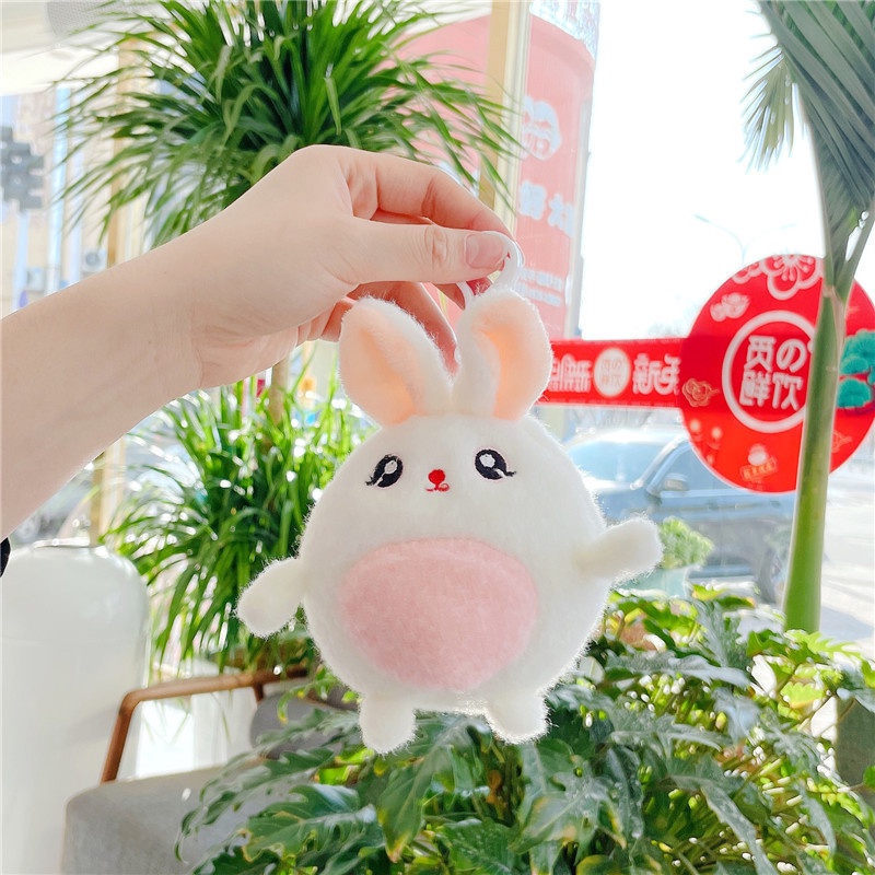 Móc khoá treo trang trí chìa khoá phụ kiện balo túi xách kute dễ thương hình thỏ MK - 103