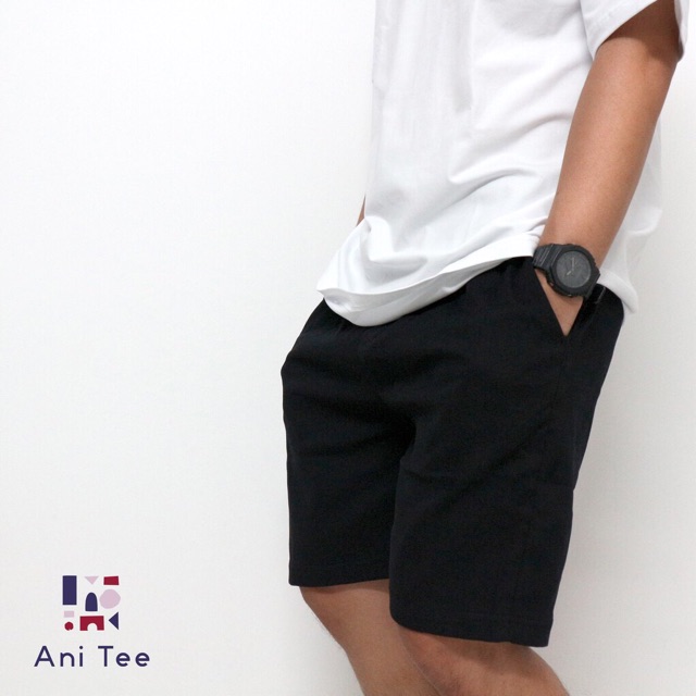 [UNISEX] COMBO ÁO THUN COTTON + SHORT KAKI HOẠT HỌA WE BARE BEARS