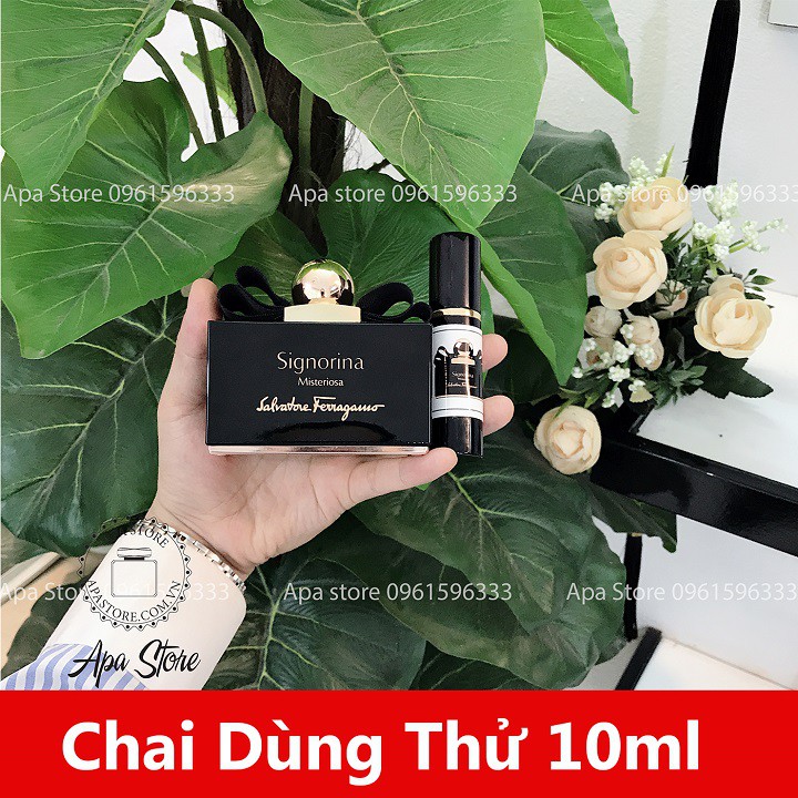 Nước Hoa Nữ Signorina Misteriosa Đen Chai Dung Tích 5ml và 10ml