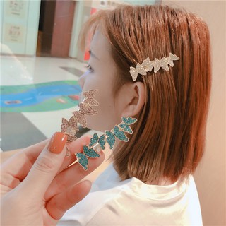 Kẹp Tóc Hình Nơ Đính Kim Cương Giả