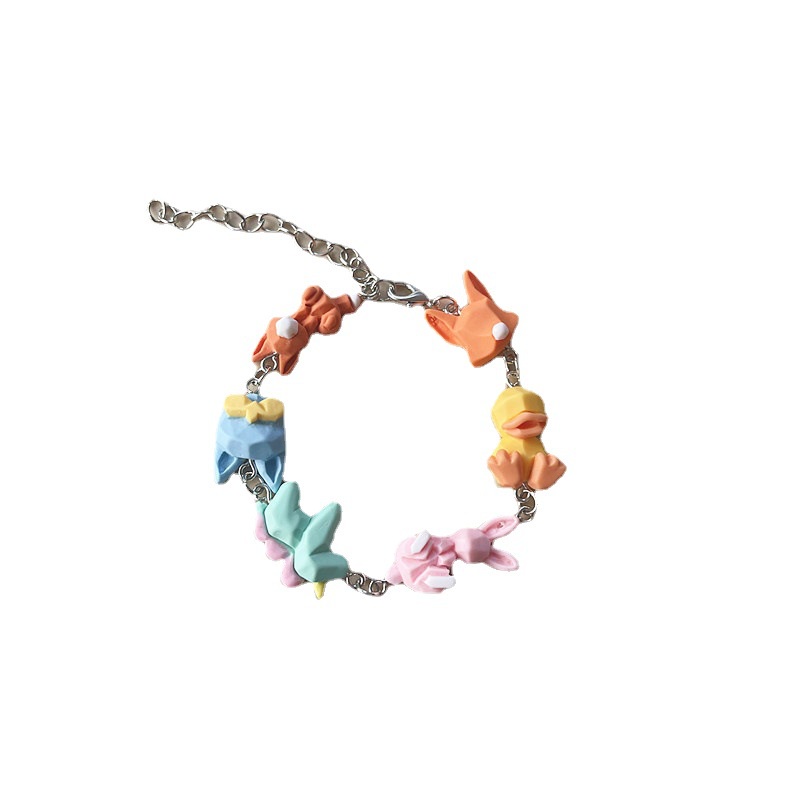 Vòng Đeo Tay Họa Tiết Động Vật Hoạt Hình Dễ Thương Bắt Mắt