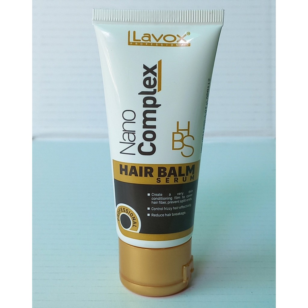 [60ml] Serum dưỡng tóc Lavox Nano Complex Hair Balm bảo vệ tóc chắc khỏe, bóng mượt chống Oxy hóa phục hồi khô xơ, chẻ