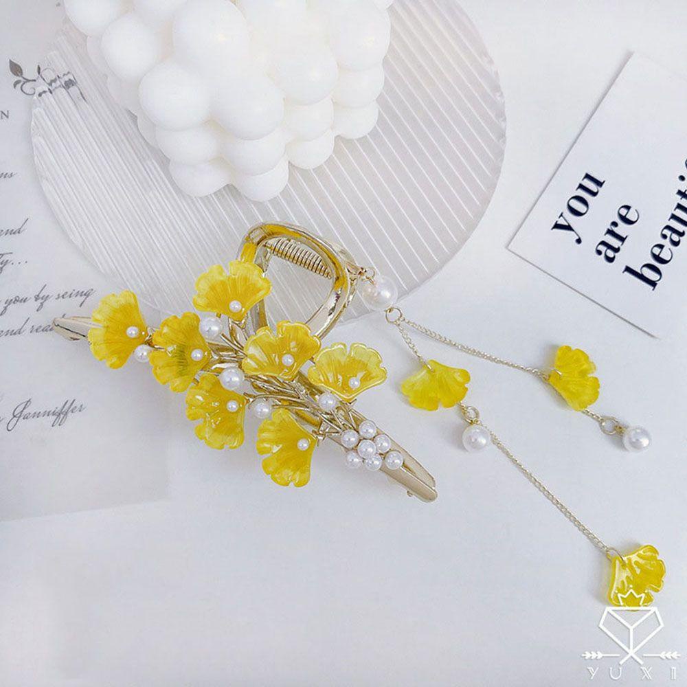 Kẹp Tóc Hình Chiếc Lá Phong Cách Hàn Quốc Thanh Lịch Cho Nữ