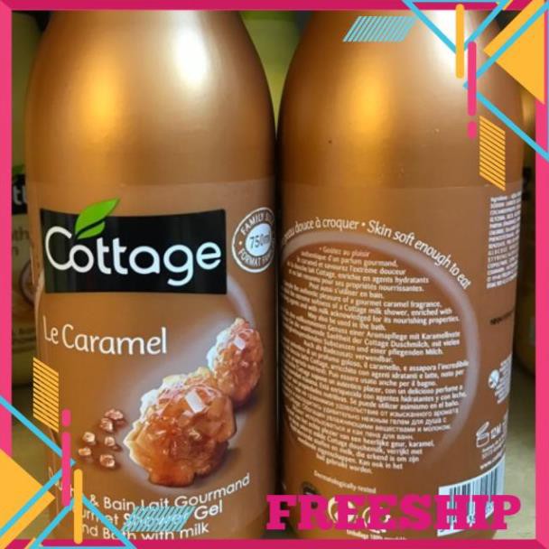 Sữa tắm Cottage 750ml Pháp Hương Caramel | BigBuy360 - bigbuy360.vn