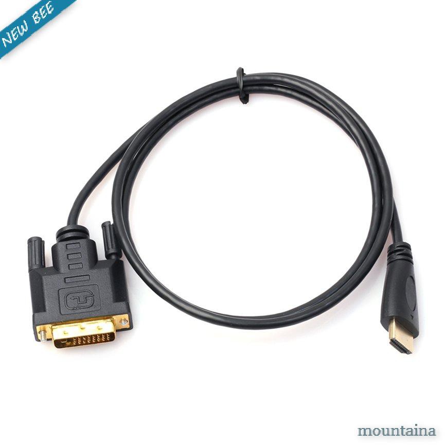 Cáp Chuyển Đổi Hdmi Sang Dvi 24 Mạ Vàng Dài 1m / 1.8m / 3m / 5m