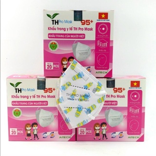 Khẩu trang n95 trẻ em không van thành đạt pro