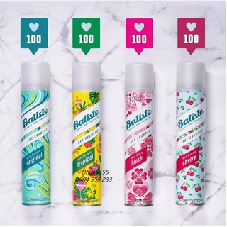 Dầu Gội Khô Batiste Dry Shampoo 200ml – Made in UK