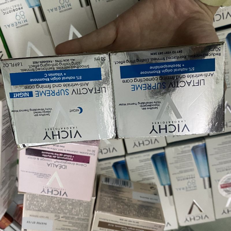 KEM DƯỠNG NGÀY/ĐÊM GIÚP TRẺ HÓA DA, NGĂN NGỪA LÃO HOÁ VICHY