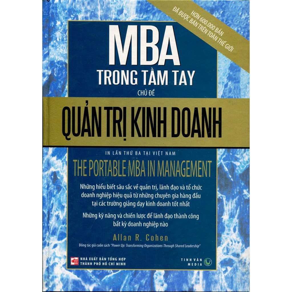 [ Sách ] MBA Trong Tầm Tay - Chủ Đề Quản Trị Kinh Doanh - Allan R. Cohen