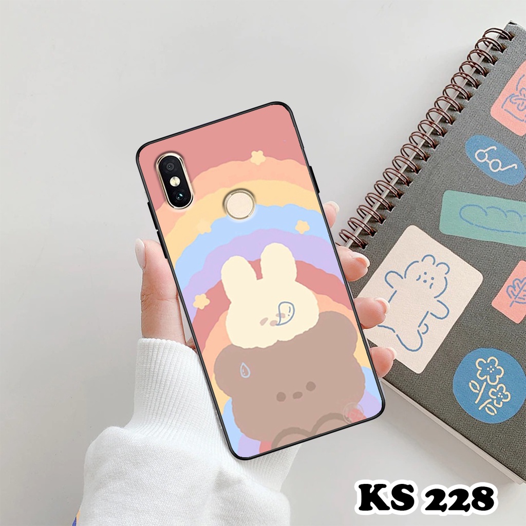 Ốp lưng Xiaomi Mi A1 - Xiaomi Mi A2 - Xiaomi Mi A2 Lite - Ốp in hình gấu bear ngộ nghĩnh