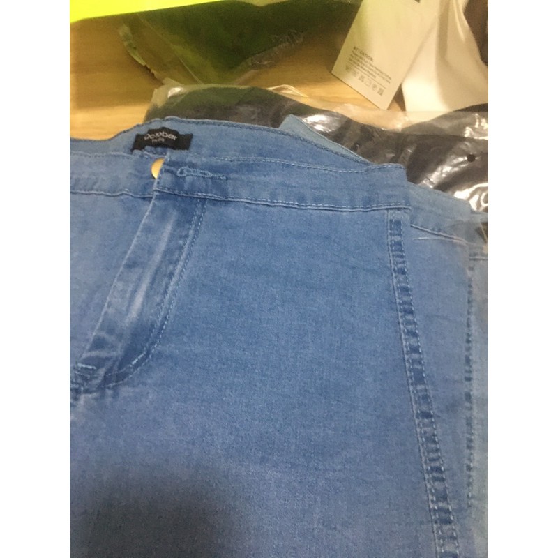 QUẦN SHORT DENIM ÔM LƯNG CAO