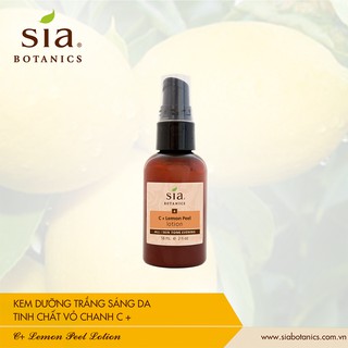 KEM DƯỠNG TRẮNG SÁNG DA TINH CHẤT VỎ CHANH C+ (C+ LEMON PEEL LOTION) || SIA BOTANICS