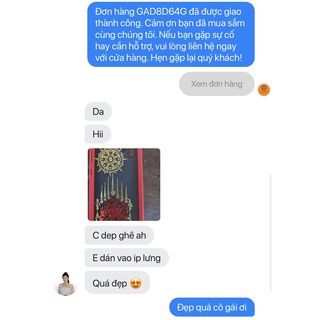 ( Sỉ rẻ nhất 8K) Lá dán Đào hoa chống ế