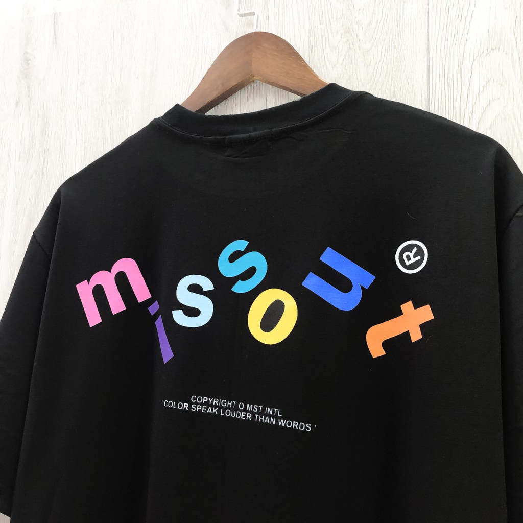 Áo thun nam MISSOUT, áo thun tay lỡ unisex, Dricco_official