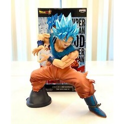 Mô hình Figure Dragon Ball nhân vật Son Goku-Maximactic Vol 2 Super Saiyan God tóc xanh chính hãng (Box và NoBox)