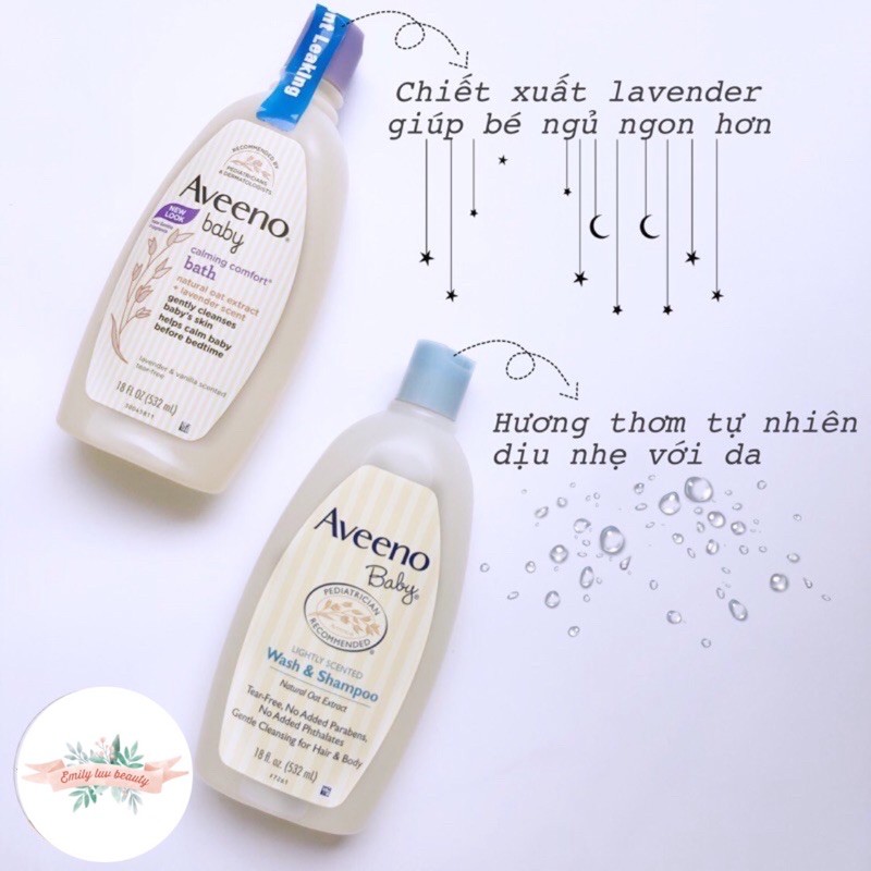 Sữa tắm cho bé Aveeno Baby 236ml/532ml