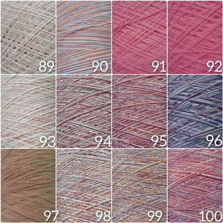 Sợi cotton nhập Hàn, màu loang, chập 0.8mm
