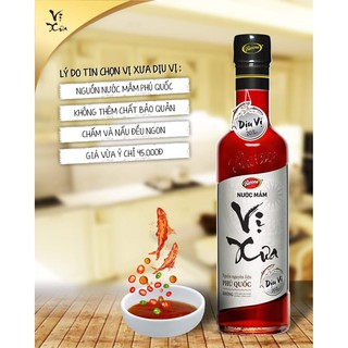 Nước mắm cao cấp Vị Xưa 20N 500ml