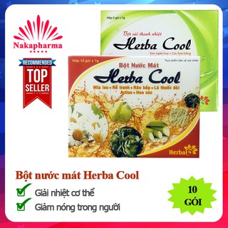 ✅ [CHÍNH HÃNG] Bột nước mát HERBA COOL – Giúp thanh nhiệt, lợi tiểu, thanh lọc cơ thể, giảm nóng trong người Herbacool