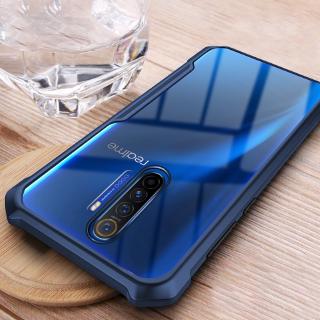 For Realme X2 Pro Case Transparent Back+Thickened Anti-Scratch Four Corners Slim Thin Cover