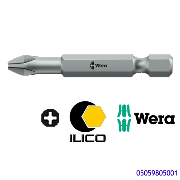 Đầu vít Wera 851/4 TZ PH 1X50mm Mã SP  05059805001