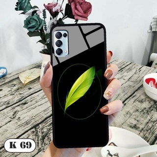 Ốp lưng Oppo Reno 5  - Lưng kính 3D