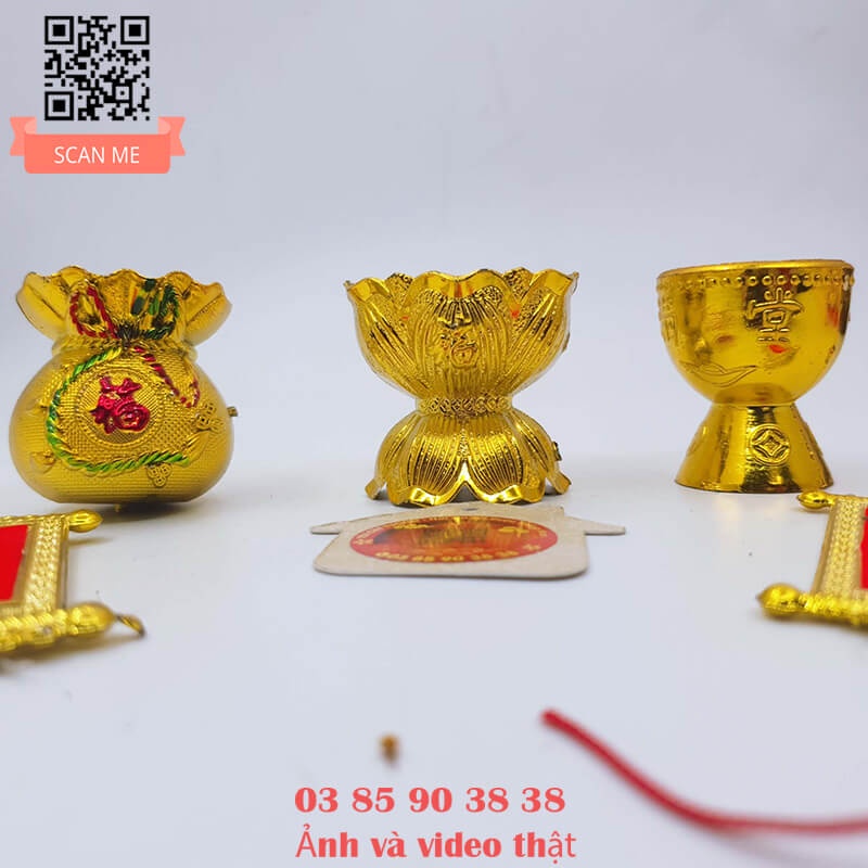 Set 10 bộ thỏi vàng đậu gạo ngũ cốc độc lạ, nguyên liệu làm tháp tỏi thần tài, bông tỏi ông địa - TỎI CÁT TƯỜNG