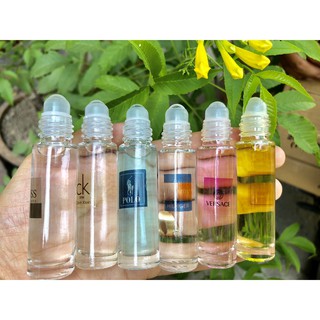 Set 6 chai nước hoa Pháp dạng lăn
