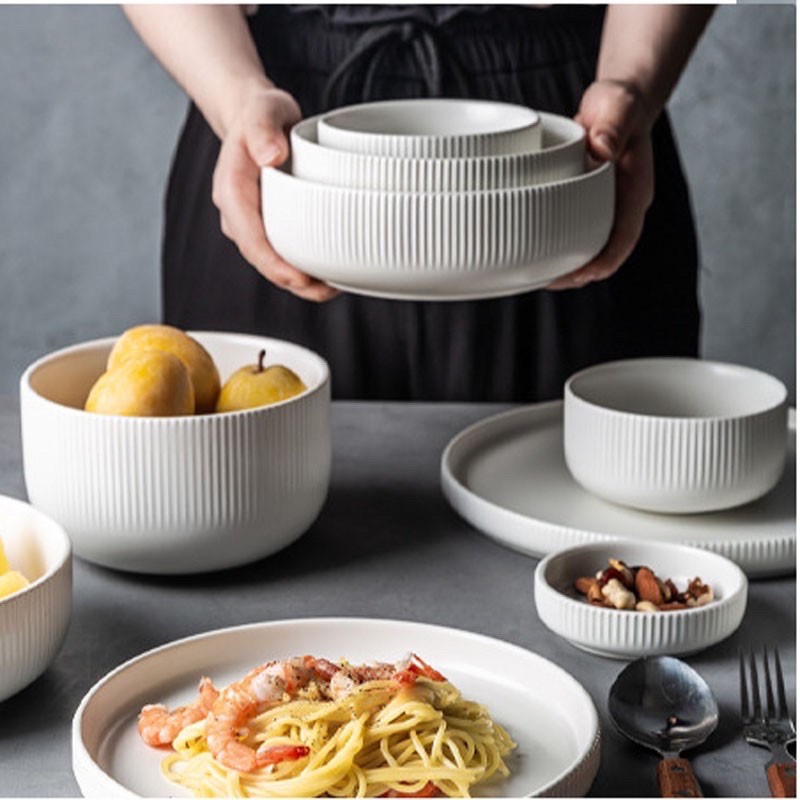 Đĩa gia vị sứ trắng , đen Cruise, Chén đựng nước chấm đồ ăn kèm sứ cao cấp, bát gia vị nước chấm