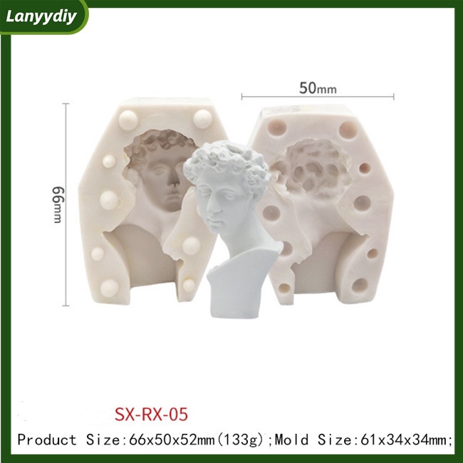 Khuôn Silicone Tạo Hình Làm Chân Dung 3d Diy