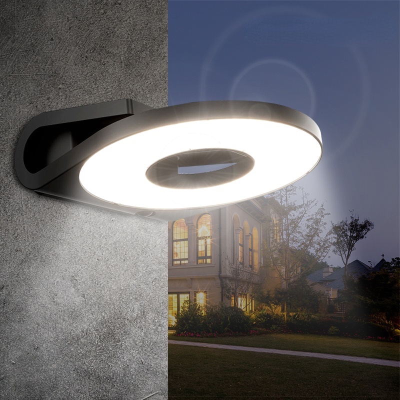 Đèn LED 40 Bóng Gắn Tường Năng Lượng Mặt Trời Cảm Ứng Cơ Thể Người Chống Nước Hiện Đại Cho Sân Vườn