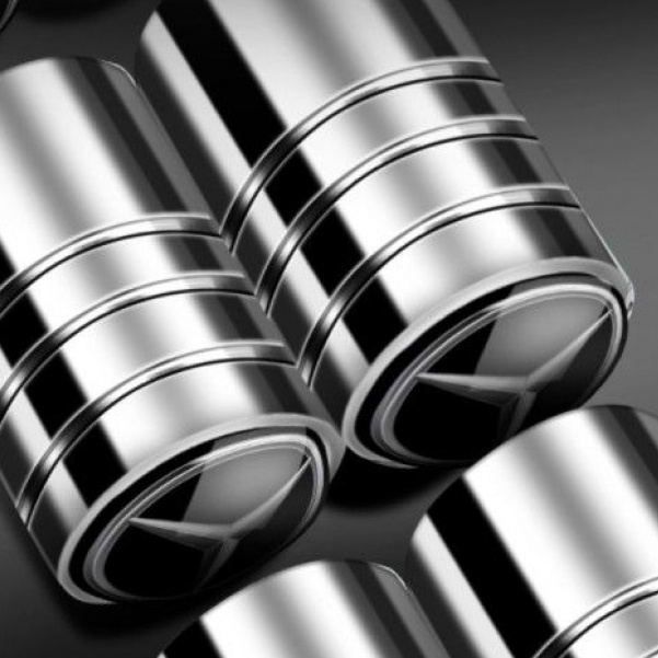 Set 4 nắp van lốp xe tiện dụng cho ô tô Honda Toyota Hyundai Kia Mitsubishi