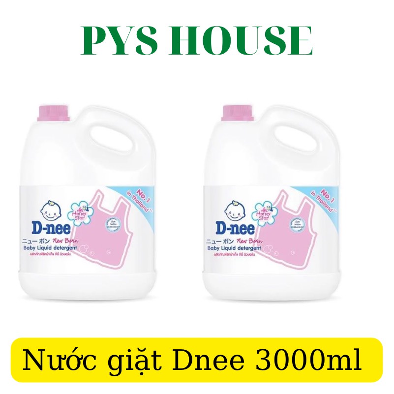 Combo 2 can nước giặt quần áo trẻ em dnee 3000ml chính hãng - ảnh sản phẩm 5