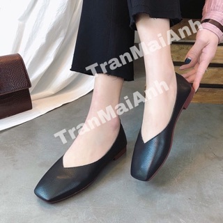Giày xuất Hàn Quốc mõm vuông