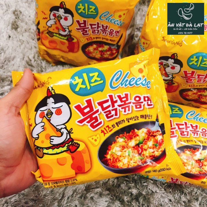 Mì cay hàn quốc samyang vị phô mai (mì trộn) 140g