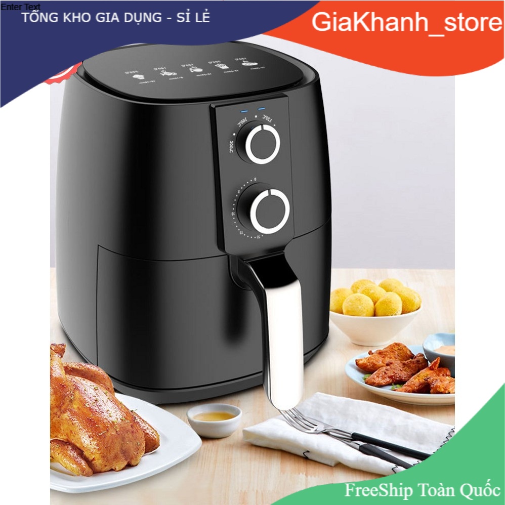 Nồi chiên không dầu CAMEL 5L, 6L, 7L, 8L điện tử chính hãng - LD2117