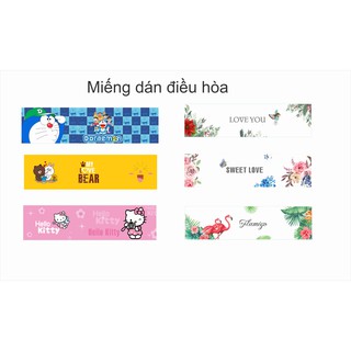 MIẾNG DÁN TRANG TRÍ MÁY ĐIỀU HÒA - DECAL DÁN MÁY LẠNH