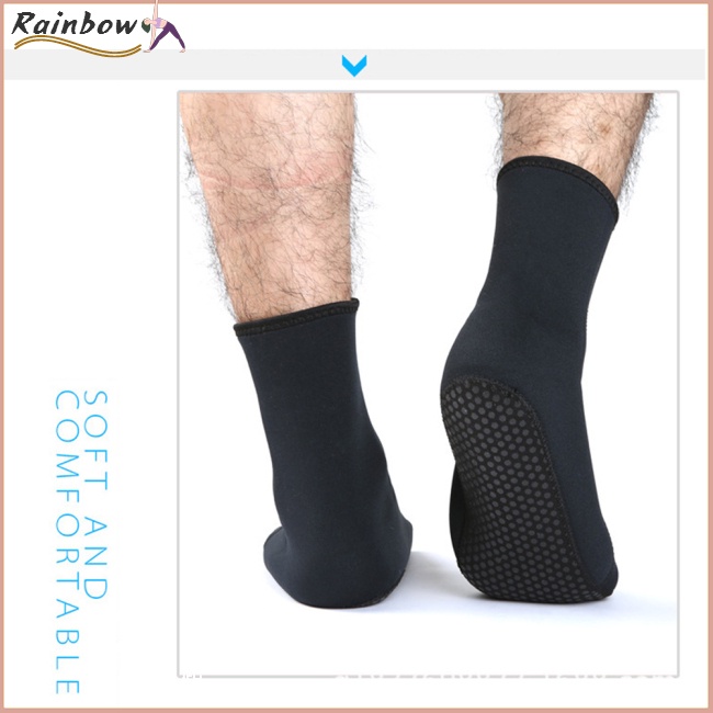 1 Đôi Tất Lặn Dày 3mm Giữ Ấm Chống Trượt Chống Thấm Nước