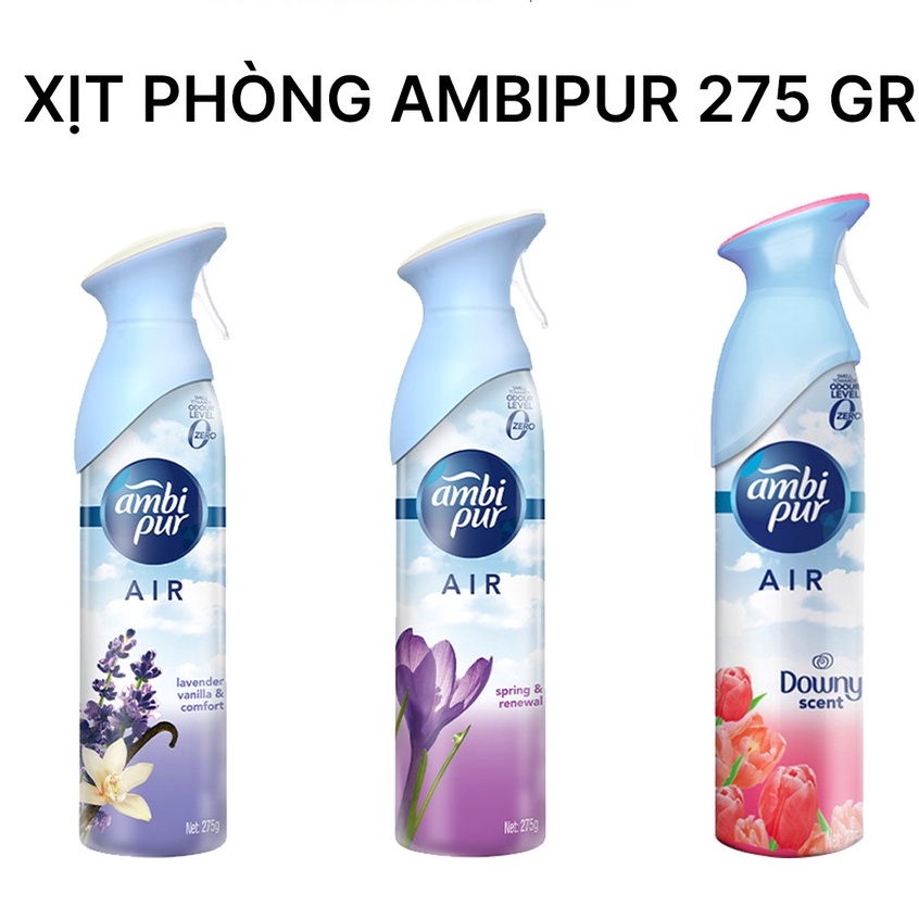 Nước xịt phòng cao cấp Ambi Pur hương hoa  nhiều mùi  chai 275g