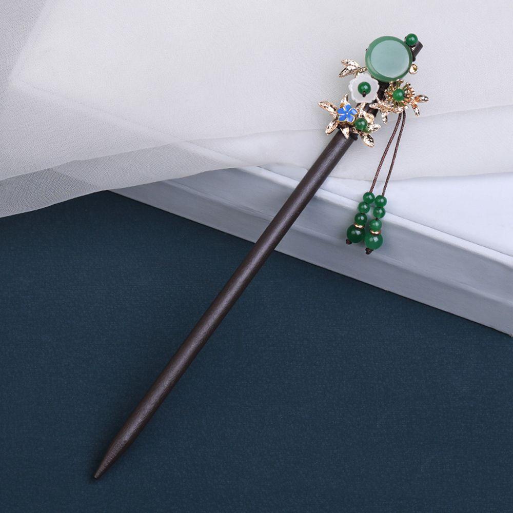 Trâm Cài Tóc Hình Bướm Đính Ngọc Trai Phong Cách Trung Hoa Cổ Điển