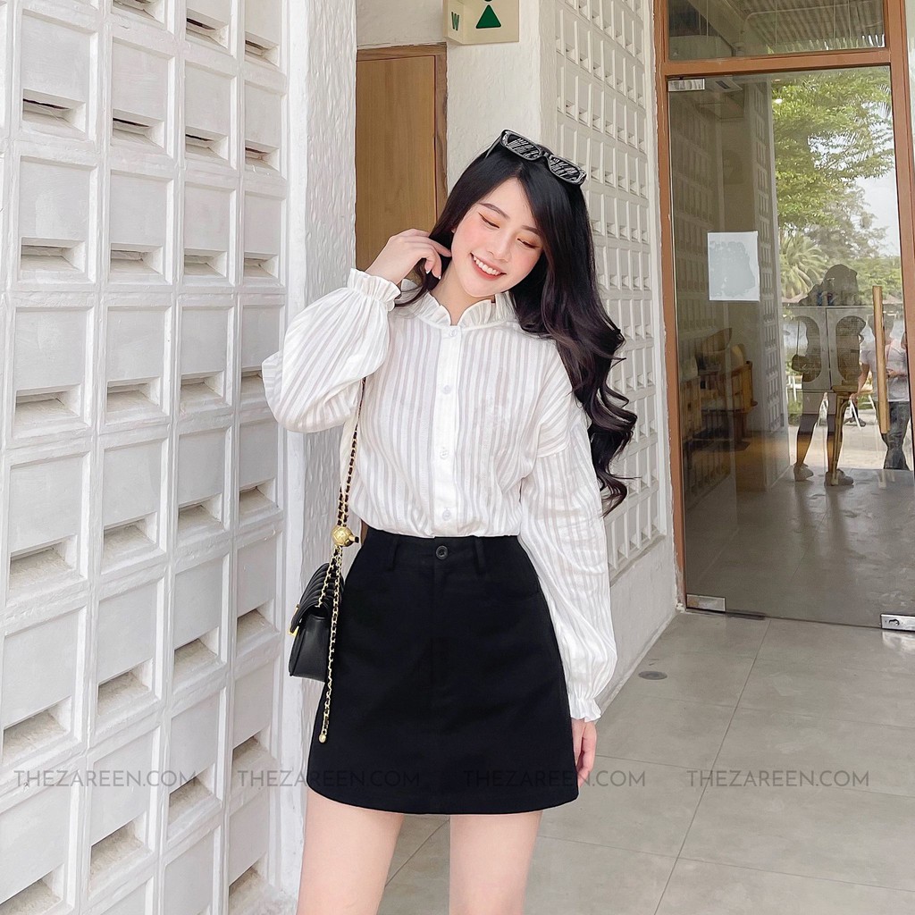 ÁO SƠ MI TAY PHỒNG BASIC ZAREEN SOM41