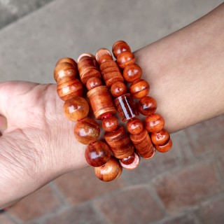 Vòng Tay Nam - Vòng Gỗ Huyết Long - Vòng Đốt Trúc - Size 10,14mm
