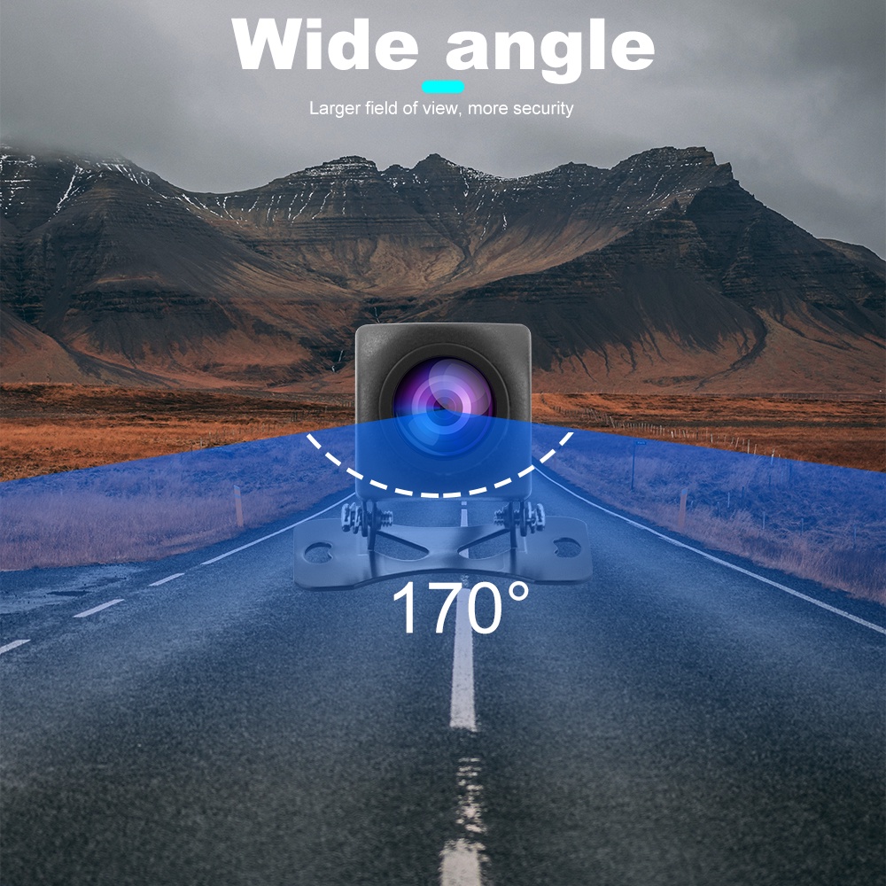 Camera Chiếu Hậu Tầm Nhìn Ban Đêm Góc Rộng Cho Android Radio