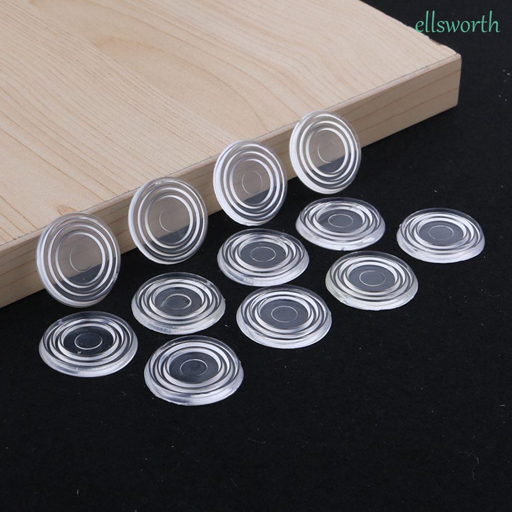 Miếng lót chân bàn ghế hình tròn bằng kính cường lực trong suốt chống trượt tiện dụng