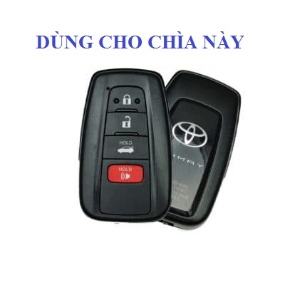 Ốp Chìa Khóa Xe Toyota Altis 2022 Hợp Kim Kẽm